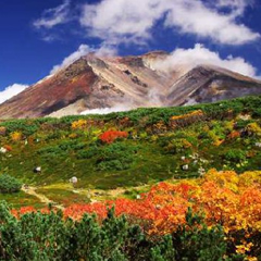 Autumn Colours (Mount Asahi of the Daisetsuzan Volcanic Group)