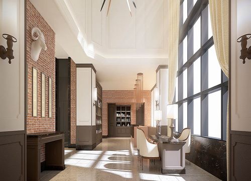 Hotel lobby