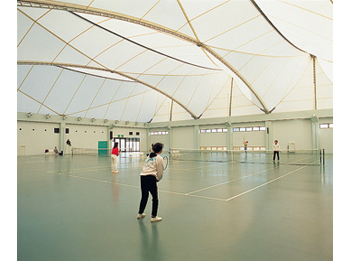 Indoor tennis court