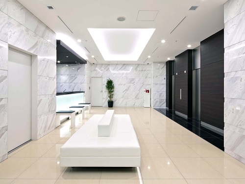 Hotel lobby