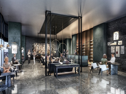 Hotel lobby