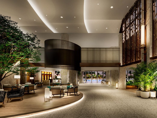 Hotel lobby