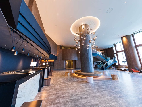 Hotel lobby