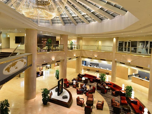 Hotel lobby