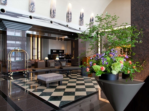 Hotel lobby